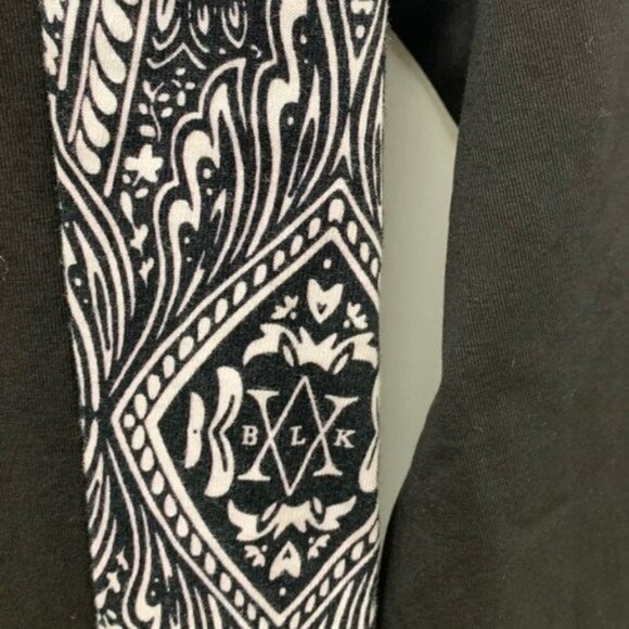 BLVCK SCVLE Black Scale NEW Paisley LS Dress, S - Picture 7 of 12